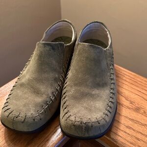 Merrell Olive Green Slip-On Loafers